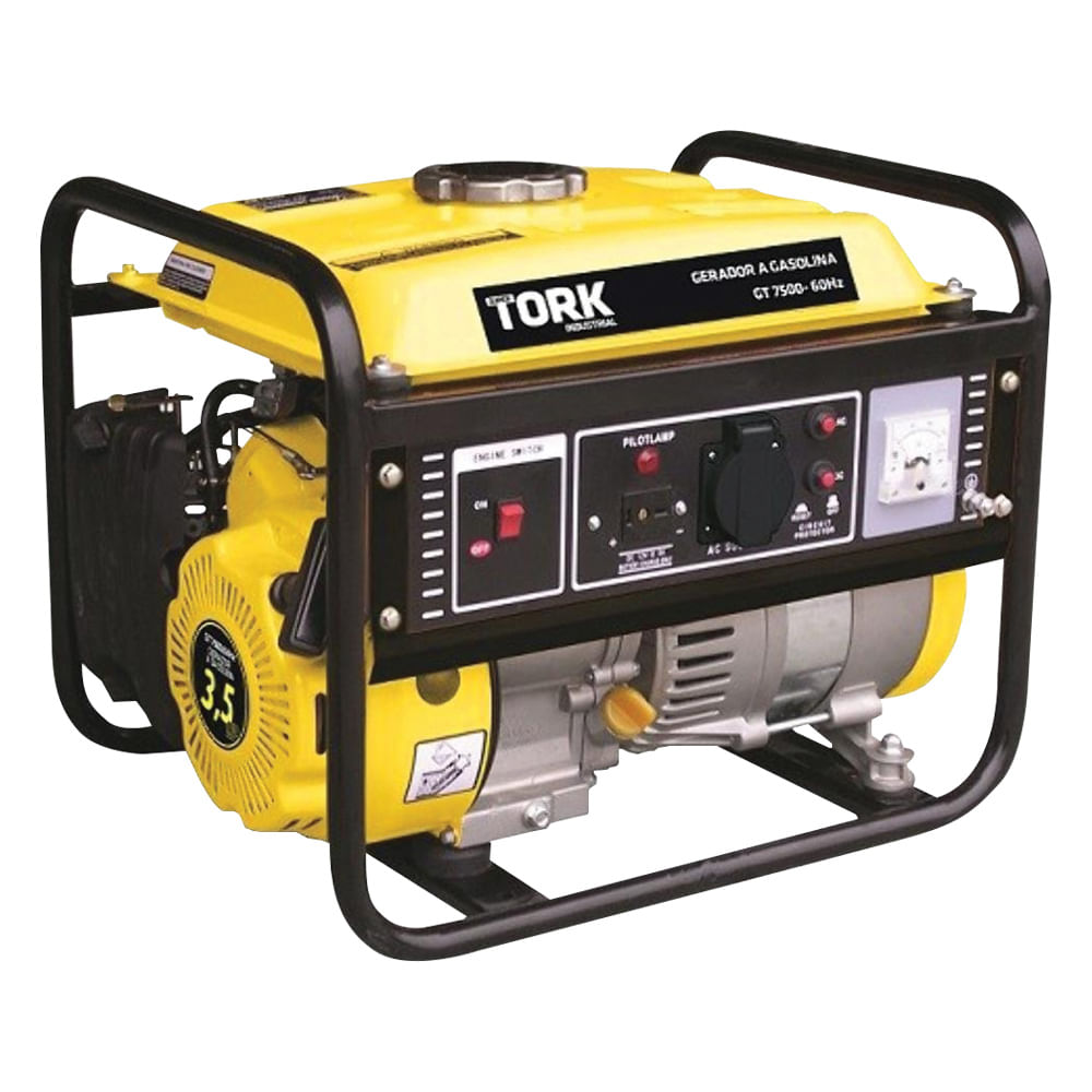 Gerador de Energia Gasolina 4T 1500w 220v GT7500 Tork carrapeta Gerador de Energia Gasolina 4T 1500w 220v GT7500 Tork carrapeta