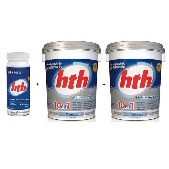Kit-HTH-2-baldes-Cloro-Brilliance-10-em-1---10kg-e-Fita-Teste