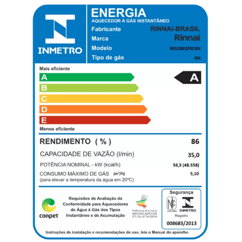 2802 Fec GN Rinnai - carrapeta